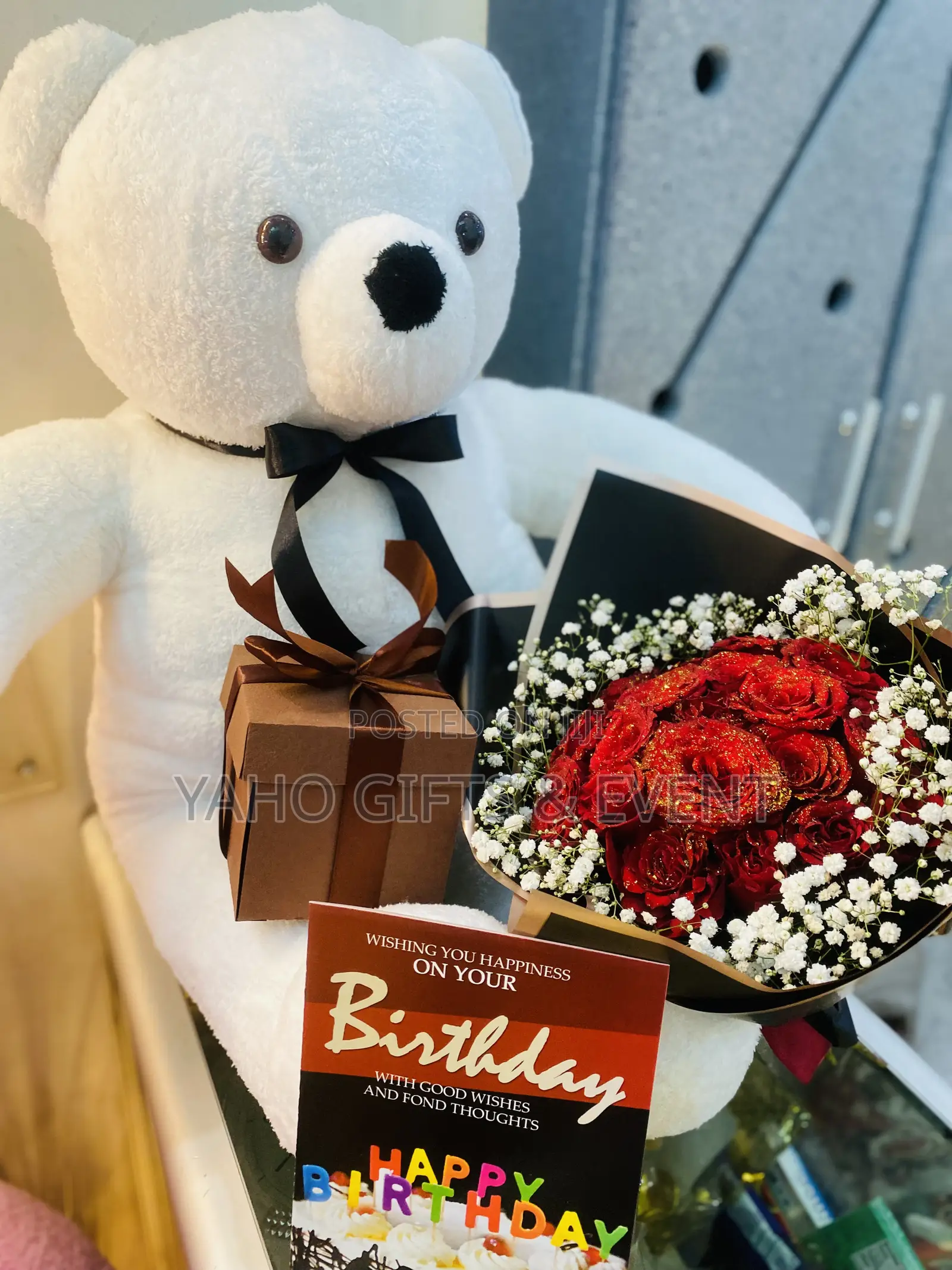 White Teddy Bear And Other Gift Stuff