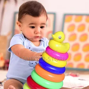Orginal Generic Baby Toddler Toys Stacking Ring Pyramid