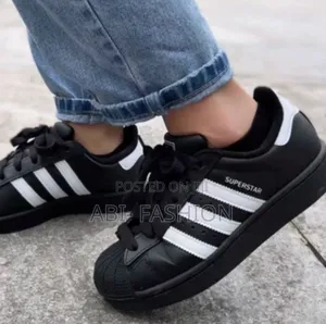 Adidas Superstar Black Insole Mens