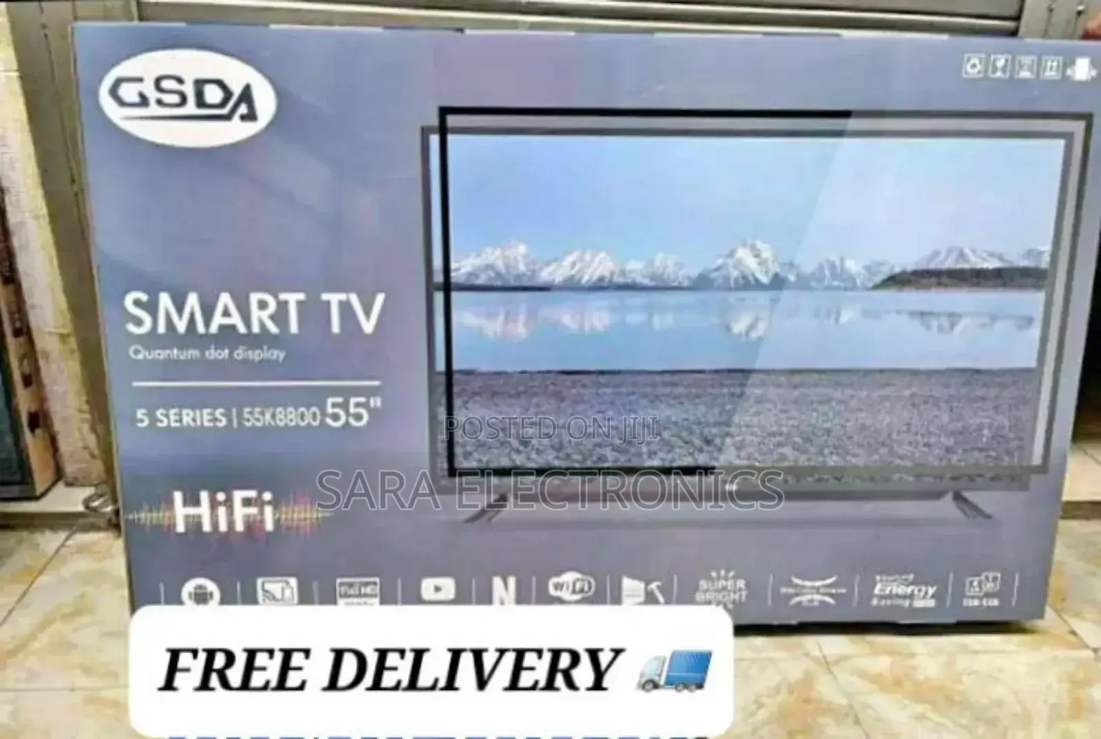 ●●Gsda 55" 5 Series Smart Tv ●New Model ●10year Warranty