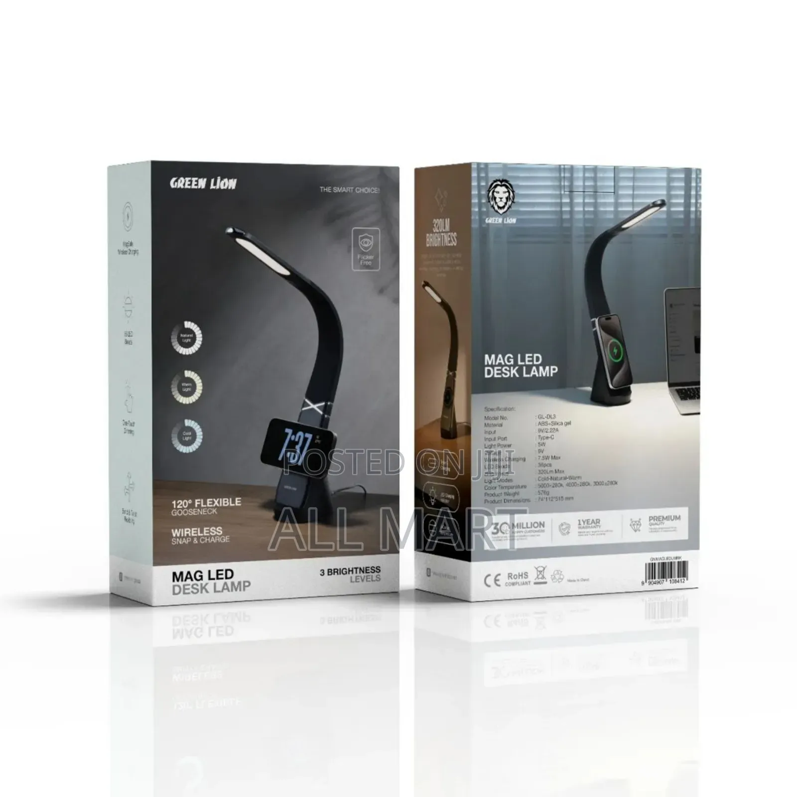Green Lion Mag Led Desk Lamp
