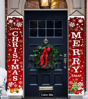 1 Pair Festive Christmas Door Hanging