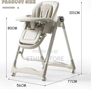 2-in-1 Baby High Chair Rocker With Swing Function