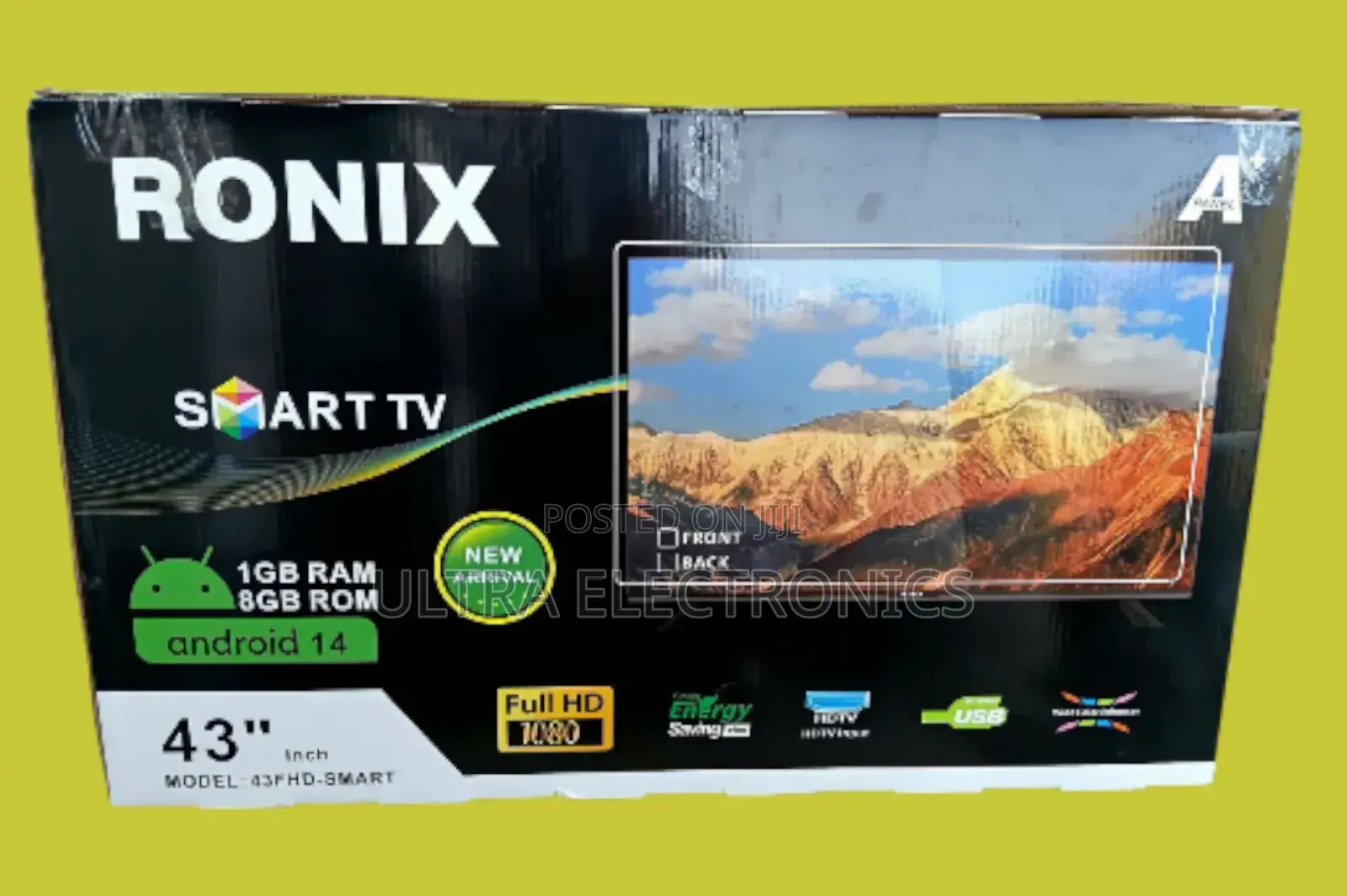 Ronix 43 Inch Smart Android 14 Full 1080p Mart Android Tv