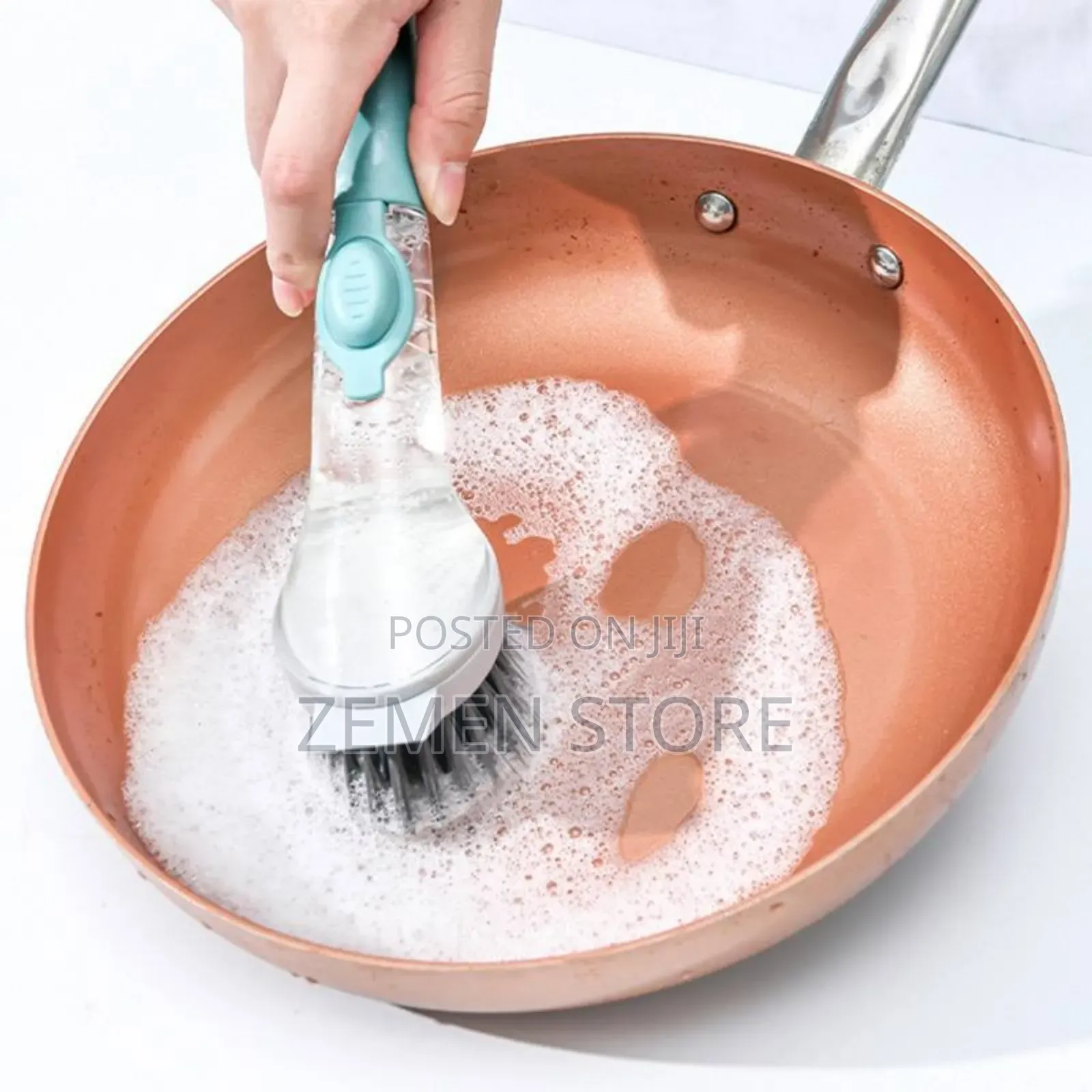 Automatic Soap Dispensing Dish Brush Easy Kitchen Cleaning Tool