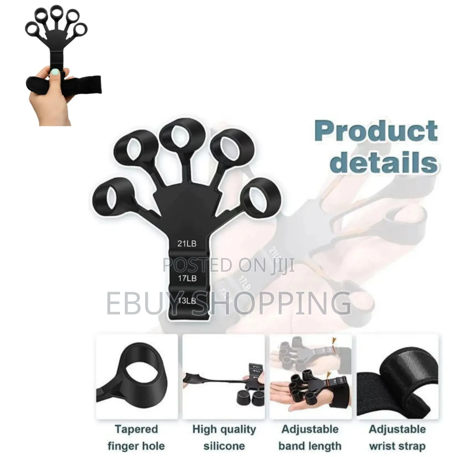 Compact Finger Gym: 5-in-1 Design for Total Hand Health