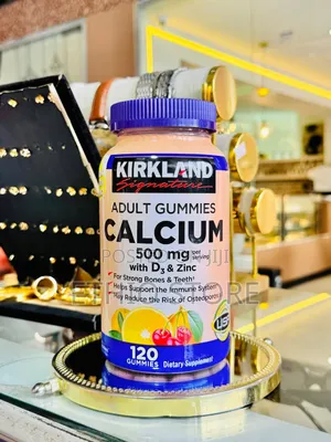 Kirkland Signature Adult Gummies Calcium With D3 Zinc