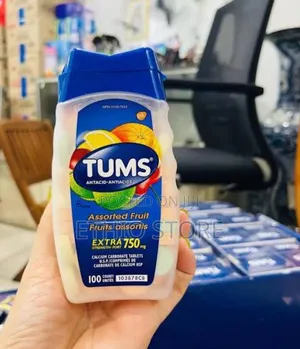 Tums Extra Strength 750 Assorted Fruit Antacid Chewable Tablets