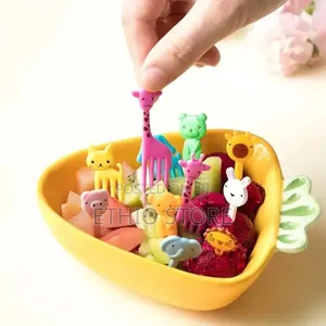 10pcs Food Fruit Fork Picks for Kids