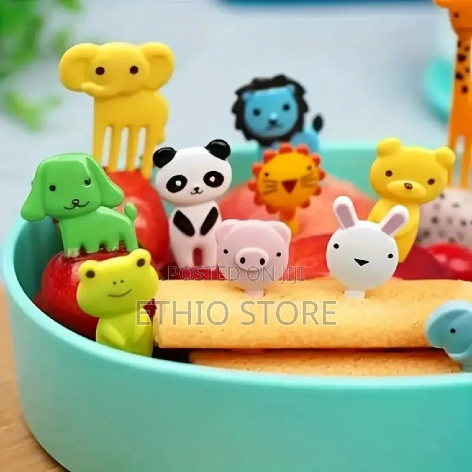 10pcs Food Fruit Fork Picks for Kids