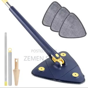 360° Rotating Self Squeeze Mop እጅ ንኪኪ የሌለው መወልወያ