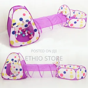 2 in 1 Magic Ball House Tunnel Tent