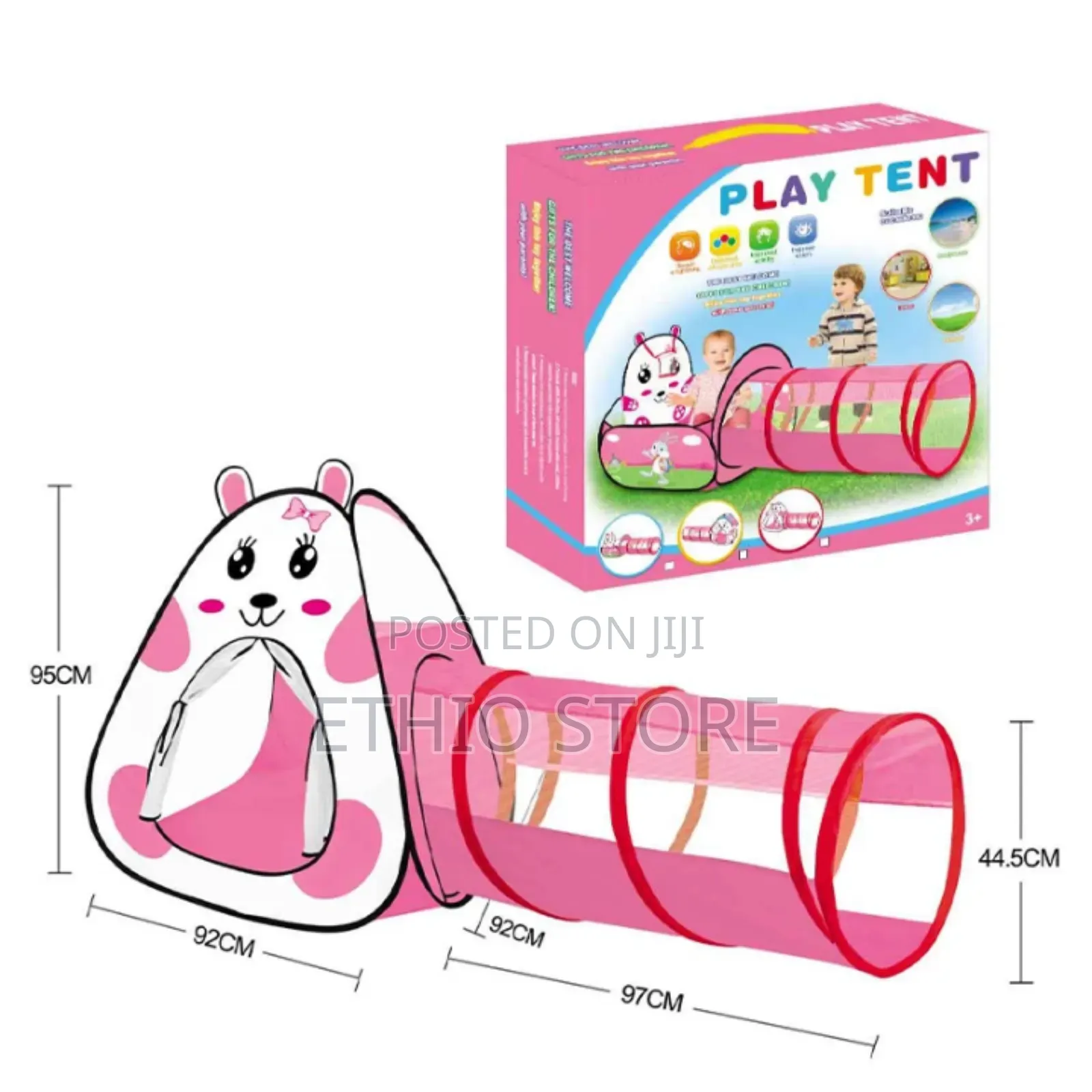 2 in 1 Magic Ball House Tunnel Tent