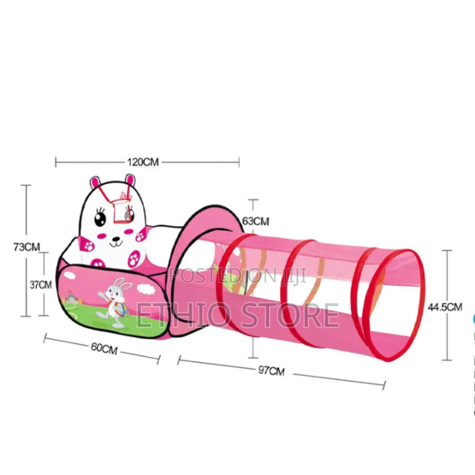 2 in 1 Magic Ball House Tunnel Tent
