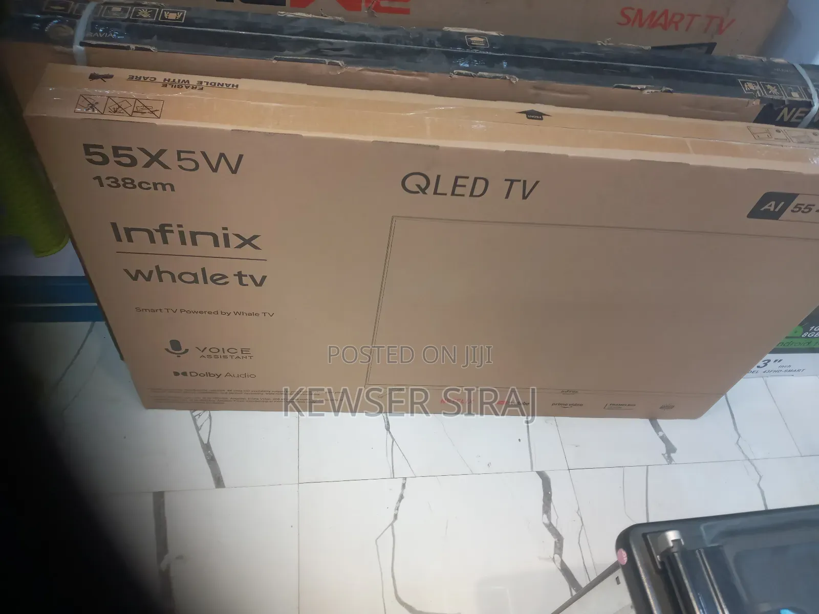 Infinx Tv 55inch Smart Video Qled Uhd