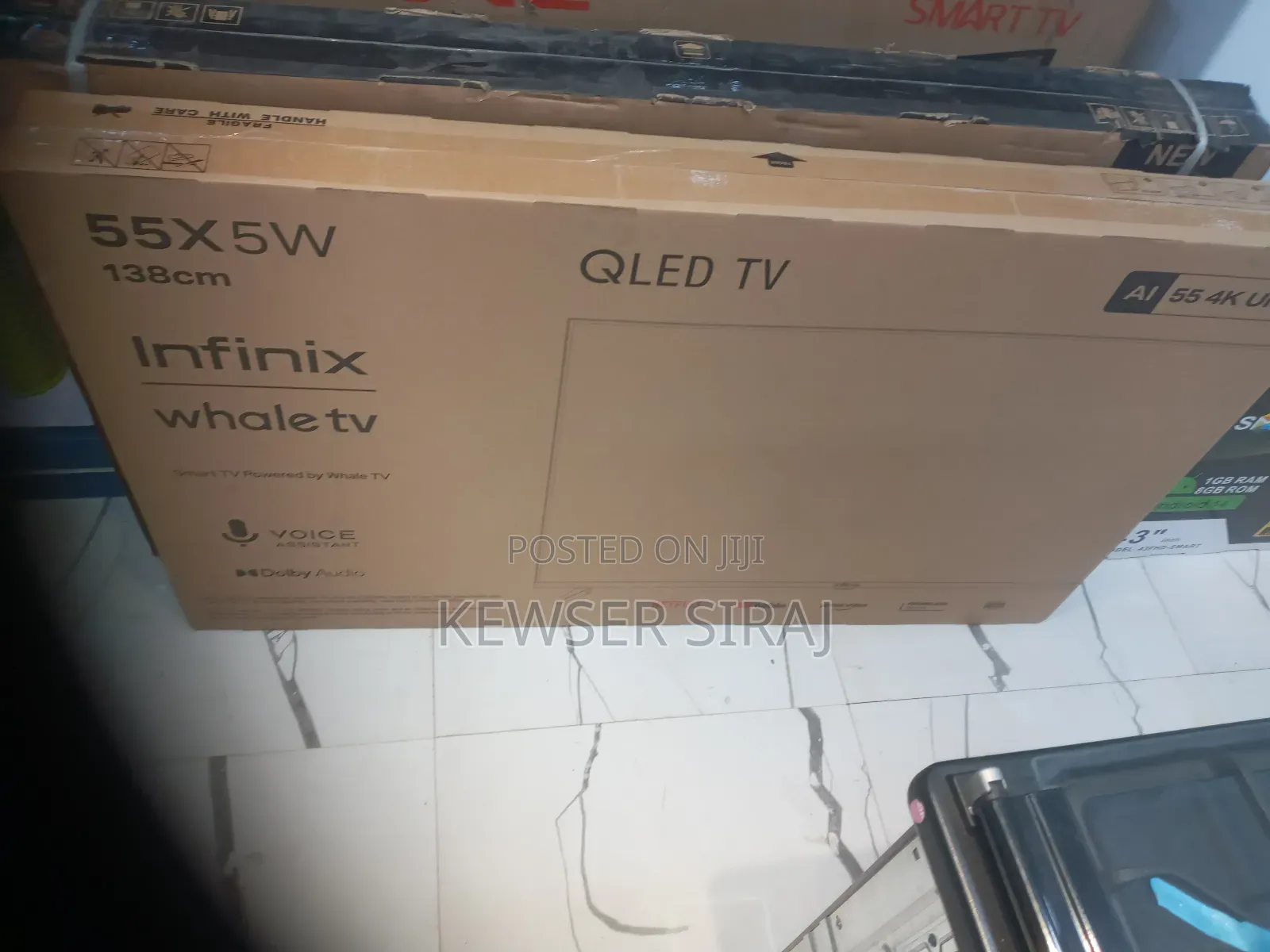 Infinx Tv 55inch Smart Video Qled Uhd