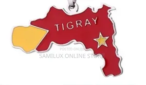Tigray Region Map Pendant Necklace