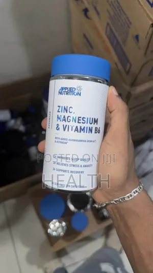 Zinc Magnesium and Vitamin B6 With Ashwaganda