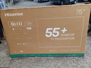 Hisense 75 Inch Tv Smart 55+Series Qled Q6 Nwe 2025real Original