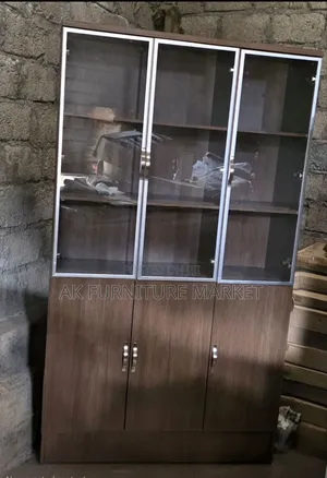 Modern Office 3door Shelf Full Imported