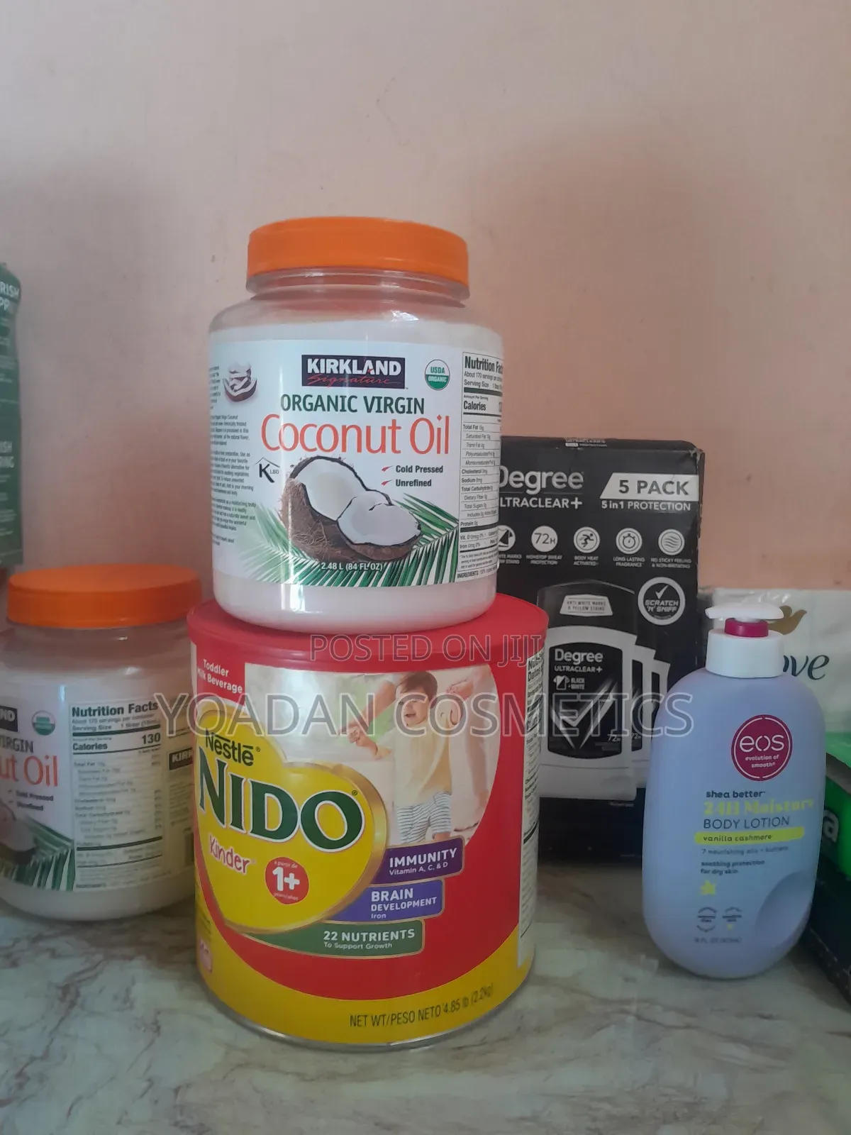 Kirkland Organic Coconut Oil 2.48l – 100% ተፈጥሮአዊ የኮኮናት ዘይት
