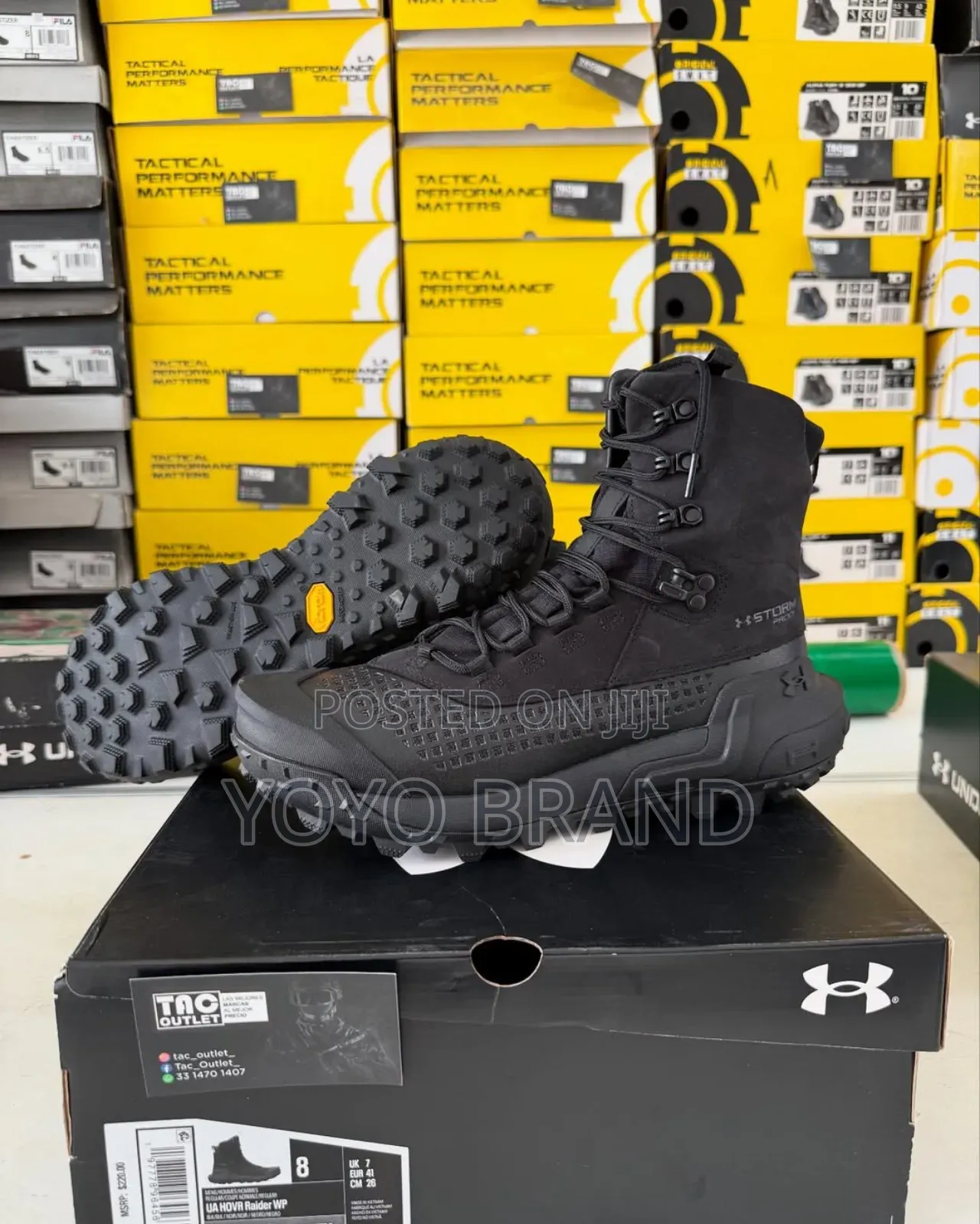 Under Armour Hover Tactical Fashion Black Boots
