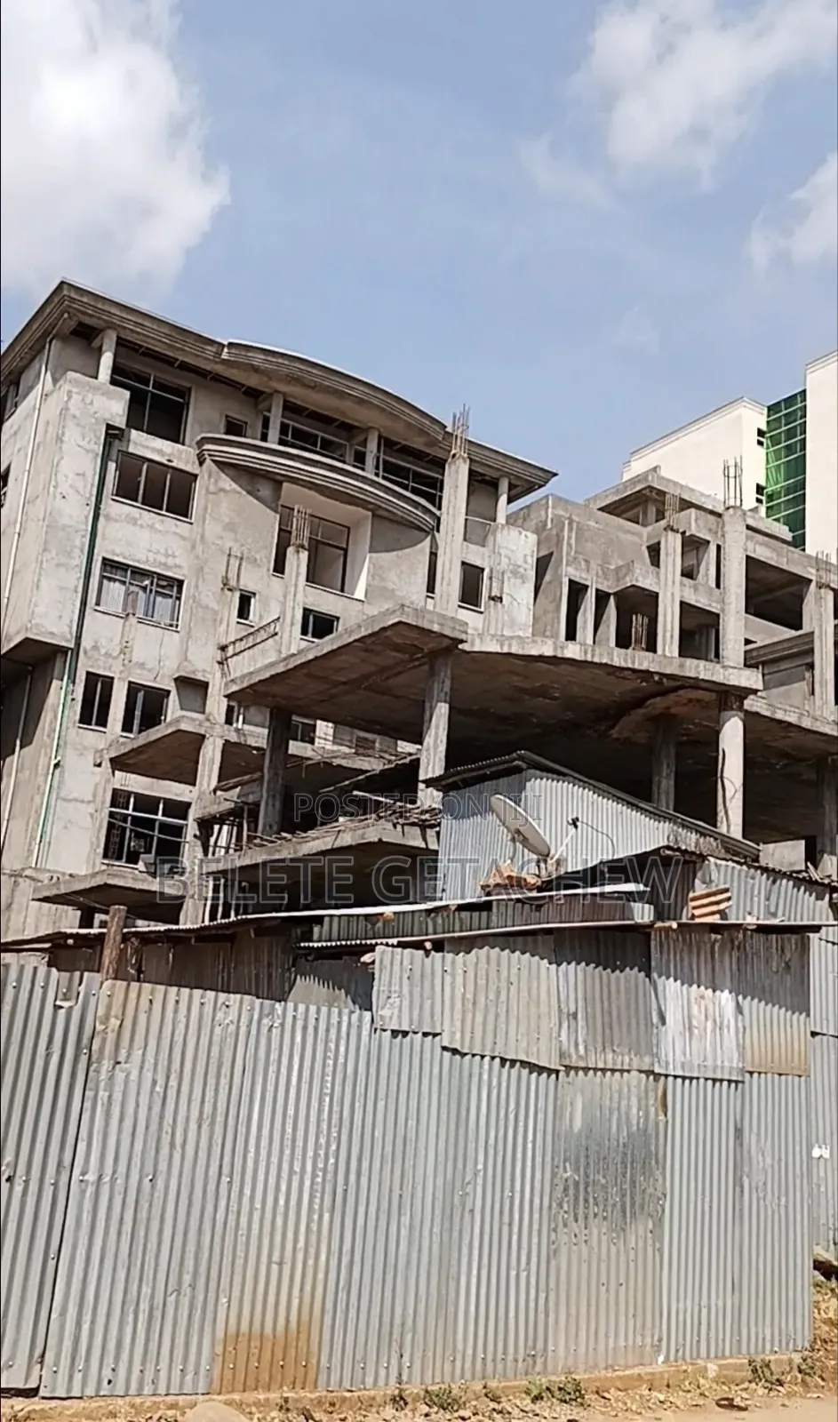 CMC Yetebaberut, for G+3 Skeleton House for Sale 500sqm