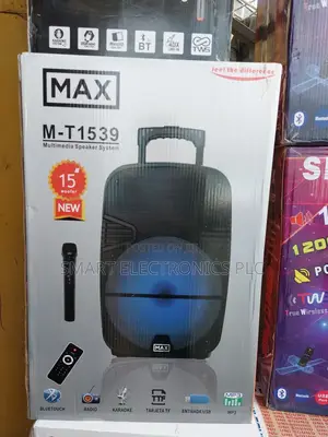 Max Speaker. Hi Fi Speaker Namaste Bluetooth. Radio. Karaoke.