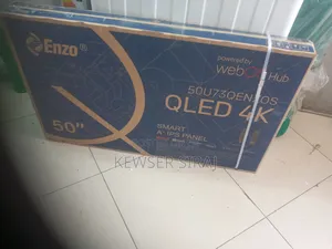 Enzo Tv 50inch Smart Qled Uhd ፍሬምለስ እሳክሪኝ