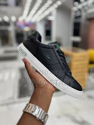 Lacoste Master Quality High Flat Black Color