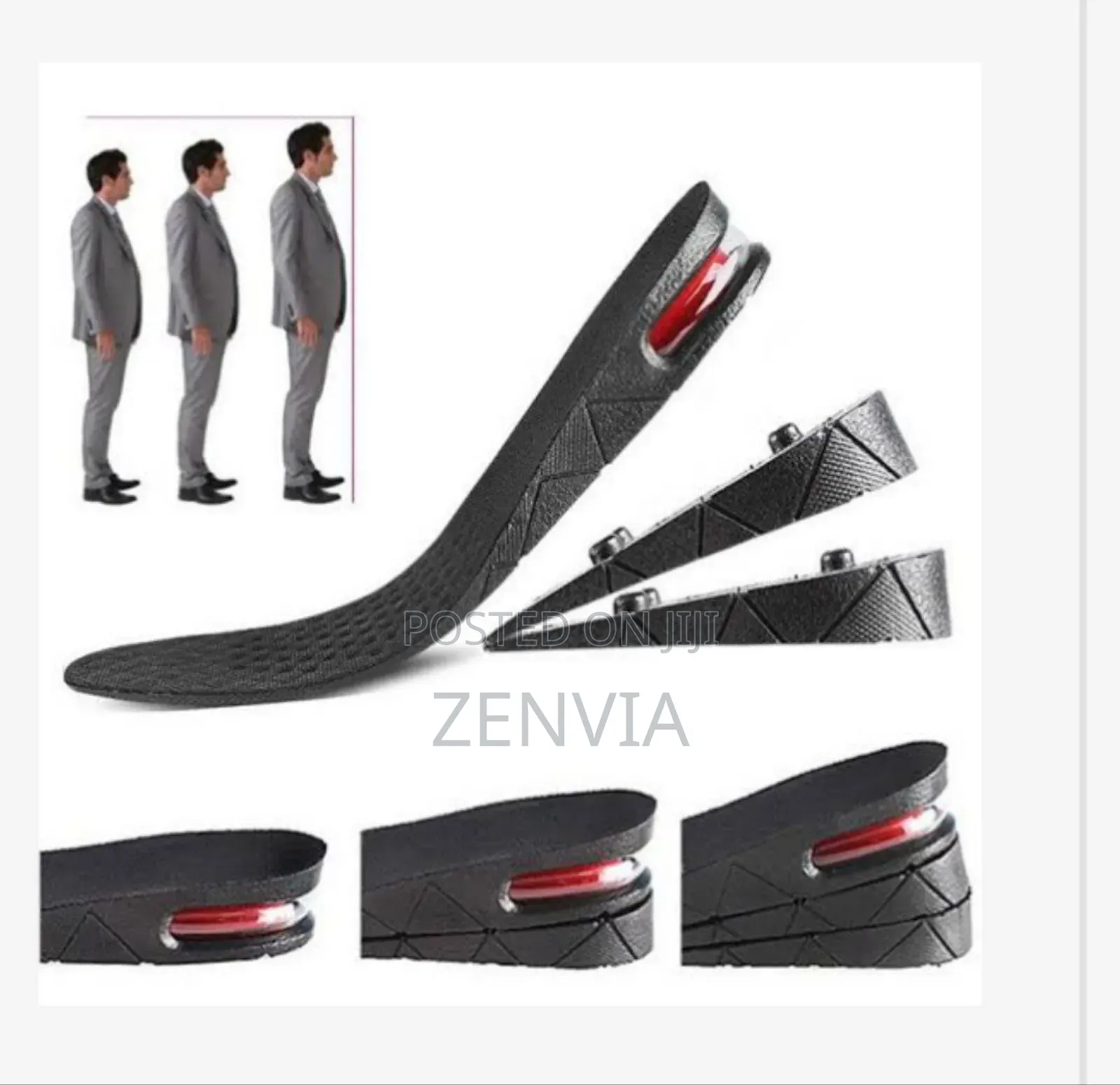 Height Increase Insoles With Air Cushion Heel / Free Delivery/