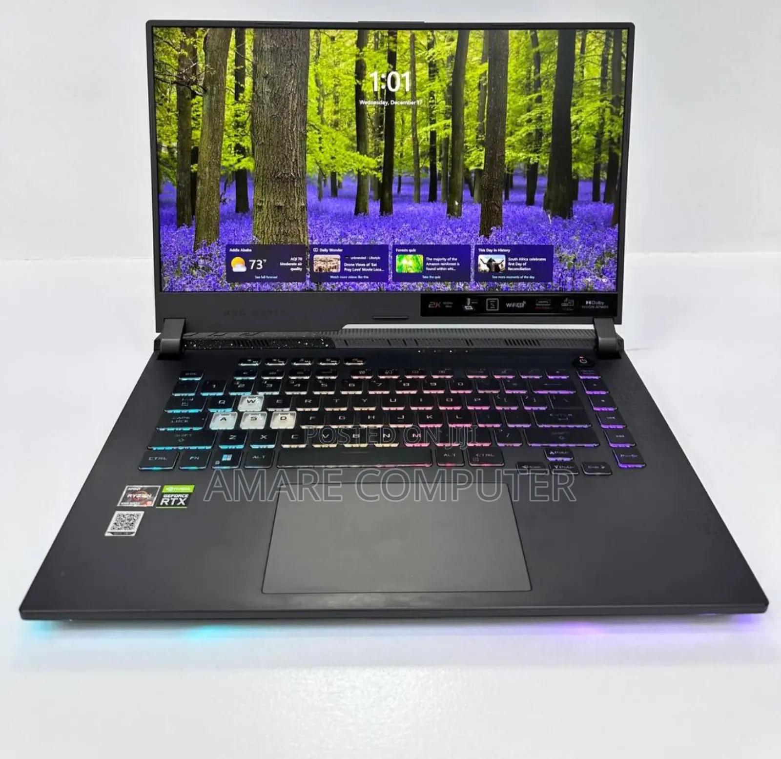 New Laptop Asus 16GB AMD Ryzen 9 SSD 512GB