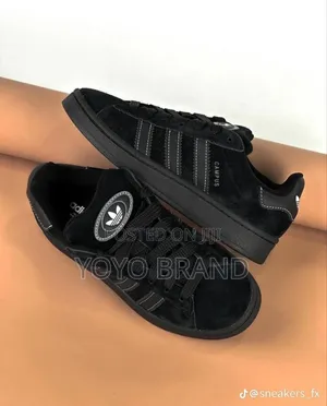 Adidas Campus Oos Triple Black Fashion Shoes