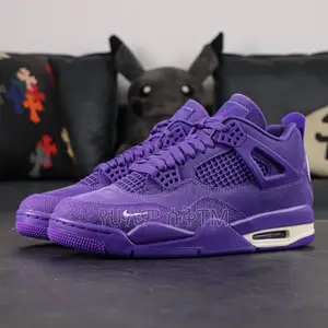 Nygel Sylvester X Air Jordan 4 Retro ‘Brick by Brick’ “Uni Blue” Shoes