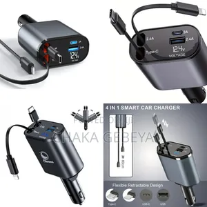 Rapid Car Phone Charger With Decorative Lighting