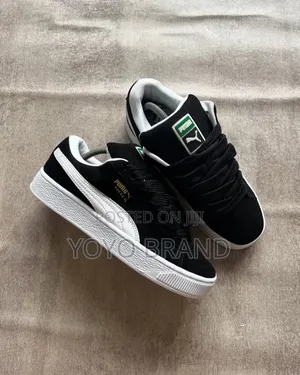 Puma Suedexl Blach White Fashion Shoes