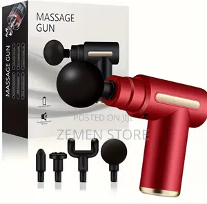Professional 4-in-1 Fascial Gun Muscle Massager (Rechargeable)