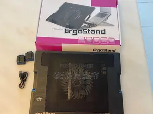 Laptop Stand With a Cooling Pad and a Silent Fan Ergostand Pc Stand