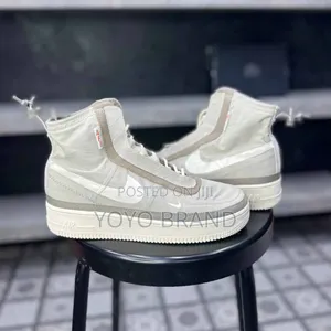 Nike Air Force 1 Shell Sail Grey Fashion Shoes