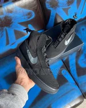 Nike Air Force 1 Shell Sail Black Boots