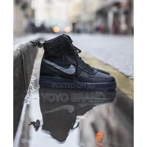 Nike Air Force 1 Shell Sail Black Boots