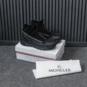 Moncler Balck Fashion Shoes
