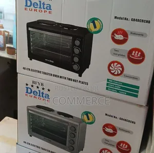 Delta Europe Minioven 48-ltr.Electric Toaster Oven With Two Hot-Plates