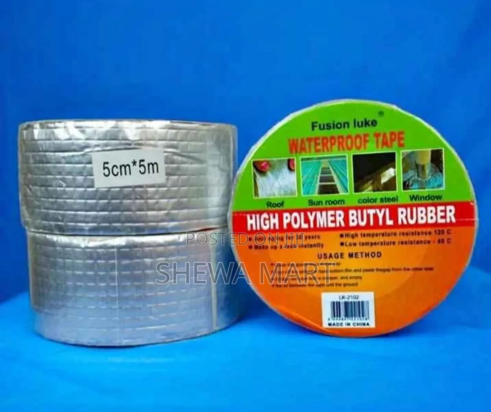 Waterproof Tape ለሮቶ፥ለጣሪያ እና ለቧንቧ Leakage መጠገኛ