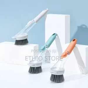 Kitchen Dish Brush With Soap Dispenser