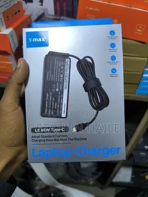 T-Max 65w Type-C Laptop Charger (Lenovo Laptop Type C Charger)