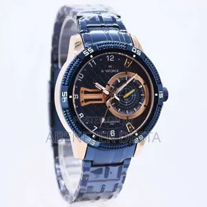 Naviforce Nf9206 Men's Watch With a Black Stainless Steel Band