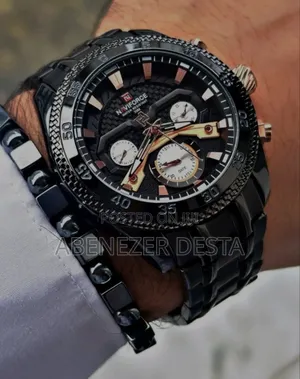 Naviforce 9222 Apex Wristwatch for Men's Business Style Luxury Black