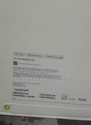 New Laptop Apple MacBook Air 16GB Apple M4 SSD 256GB