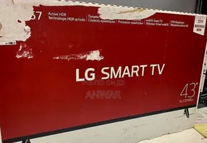 Lg 43" Led Smart Android Tv New